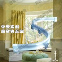 供應(yīng)重型超靜音可彎曲窗簾軌、窗簾滑道可任意彎曲,滑